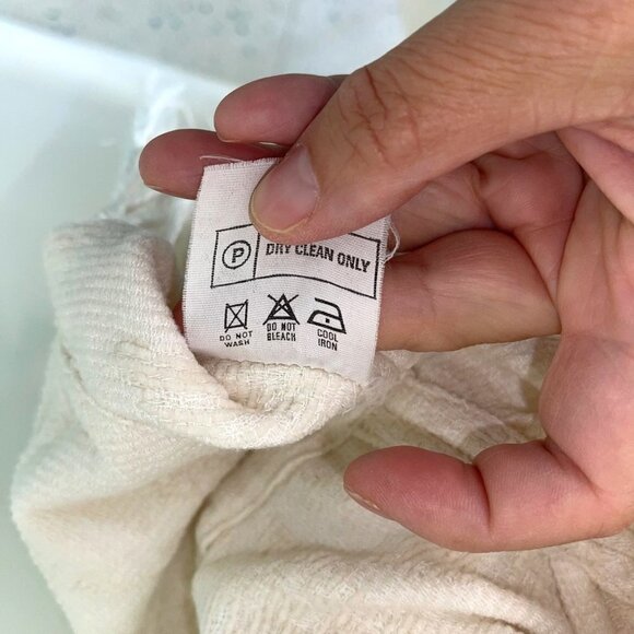 W Fringe Jacket Skirt Set Womens Viscose Cotton Pockets Open Front Wrap Style - Picture 12 of 12